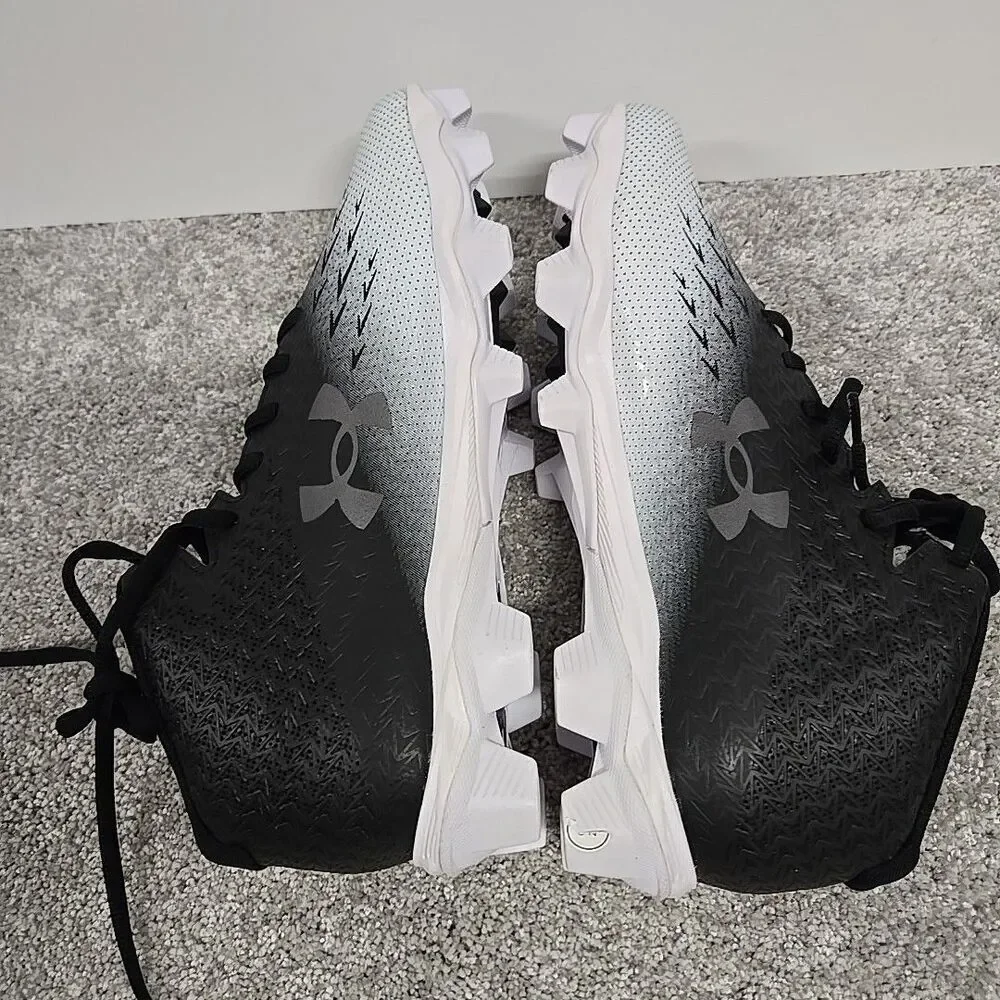 Under Armour Spotlight‎ Franchise Rm 4.0 Black Silver Football Cleats Men’s 10.5